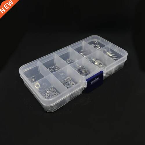 00pcs 04 Stainless Steel Spring Washers Flat Washers Assor