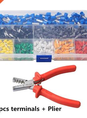 800pcs Terminals Kit AWG 10-23 1.5-6mm2 Crimping Pliers 适用