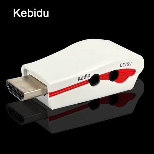 HDMI to VGA Adapter Male to Female Conversion Connector 108
