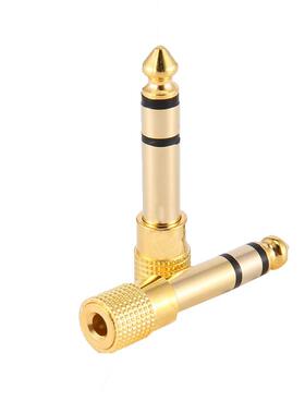 Jack 6.5 6.5mm Male Plug to .5mm Female Connector Headphon
