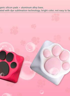 ABS Silicone Kitty Paw Artisan Cat Paws Pad Keyboard keyCaps