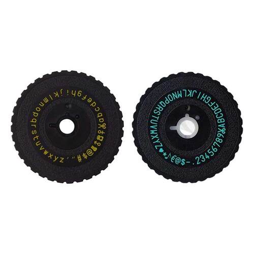 Motex E101 Embossing Printer Label Maker Wheel For 9mm D Ma