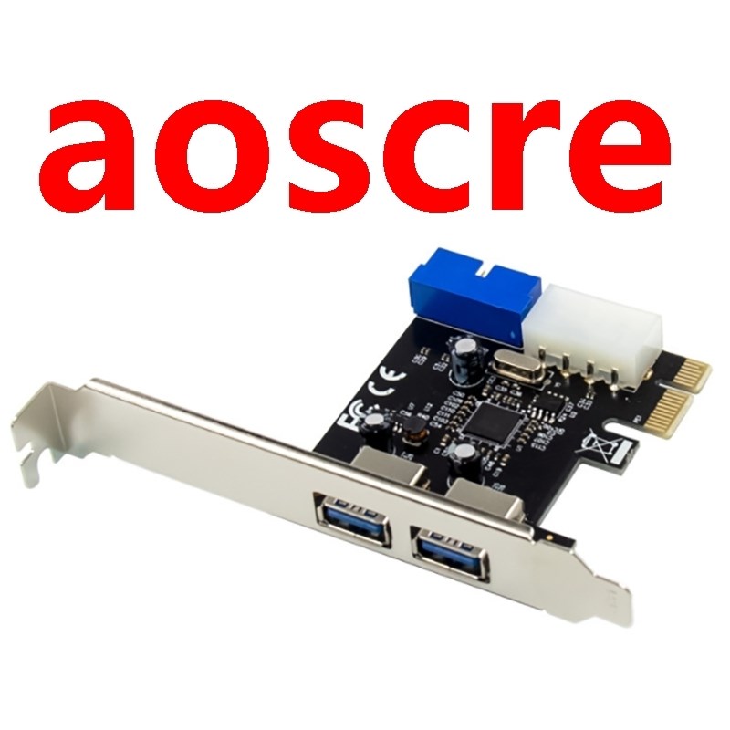 PCI-E VL805 Dual Port USB3.0 2+19PIN Super High Speed Built-