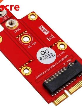 M.2 Key B to Mini PCI-E Adapter for G / 4G / 5G Module Supp