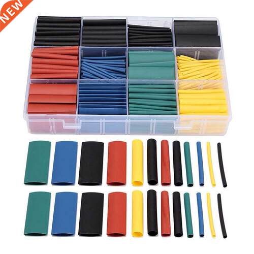 530pcs Heat Shrink Wire Wrap Cable Sleeve Tubing Sets Electr