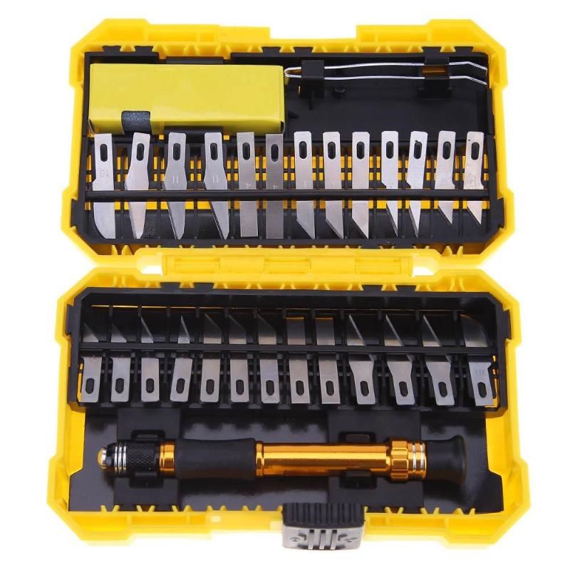 29pcs SK5 Carving Knife DIY Wood Fruit Engraving Cutter Scul