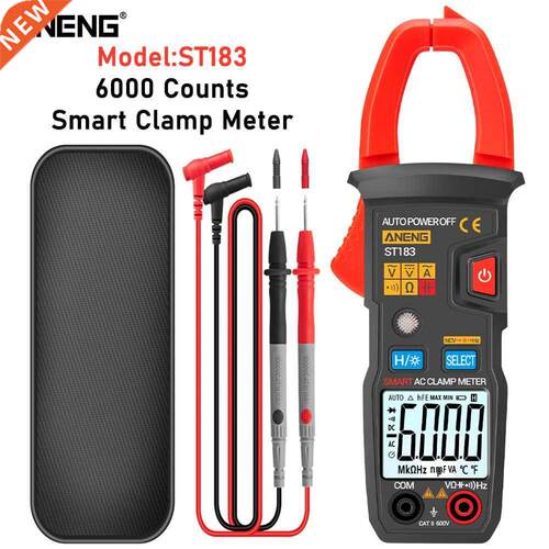 ST183 Digital Clamp Meter AC Current Multimeter DC/AC Voltag