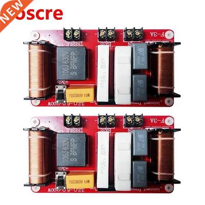 2PCS 2 Way 400W  Speaker Filter Circuit Frequency Divider