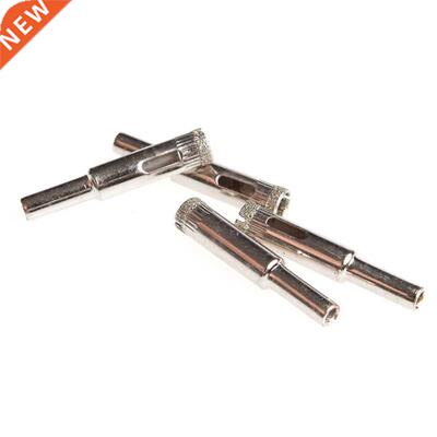 4Pcs 10mm Diamond Coated Drill Bit Set Marble Tile Glass Hol