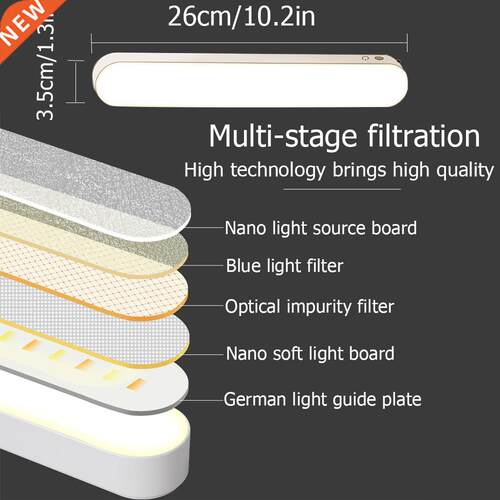 Desk Lamp USB LED Light Computer Table Lamp Magnetic Office