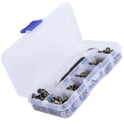 Leather Rivets Monk Head Rivets Aluminum for Leather Crafts