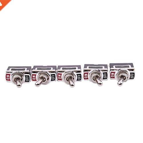 5pcs 12V Heavy Duty Toggle Flick Switch ON/OFF C Dash Ligh