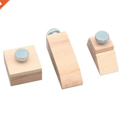Wooden Sandpaper Block Hand-made Leather Goods Square Bevel