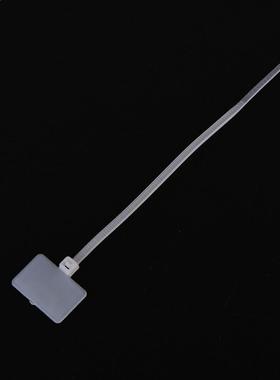 100Pc Self-Locking White Zip Ties Write Wire Power Cable Lab