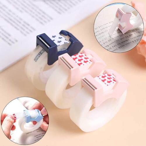 Writable Clear Adhesive Tape with Tape Cutting Tool Writable
