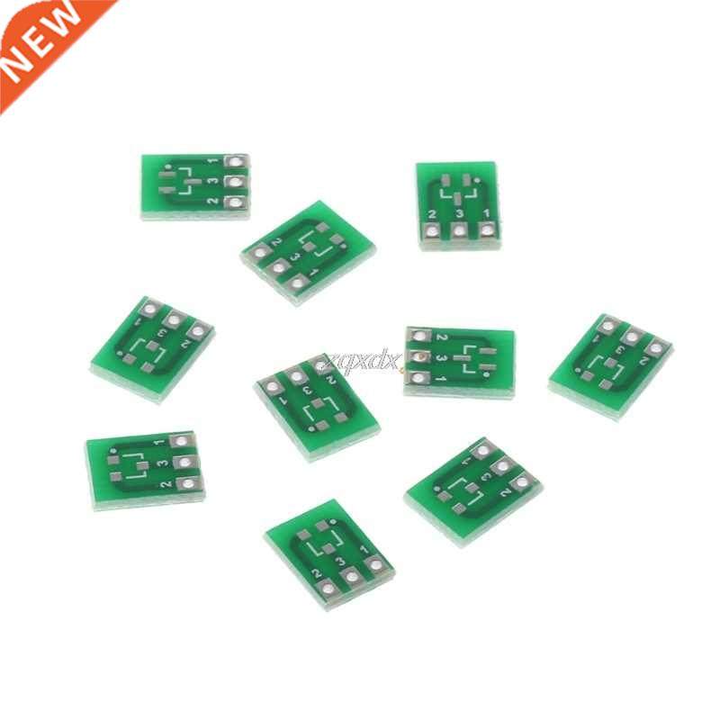 10 Pcs Double-Side SMD SOT23-3 To DIP SIP3 PCB Board DIY Z10