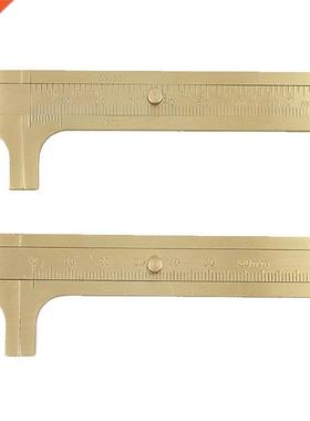80mm Handy Sliding Gauge Brass Vernier Caliper Mini Brass Po