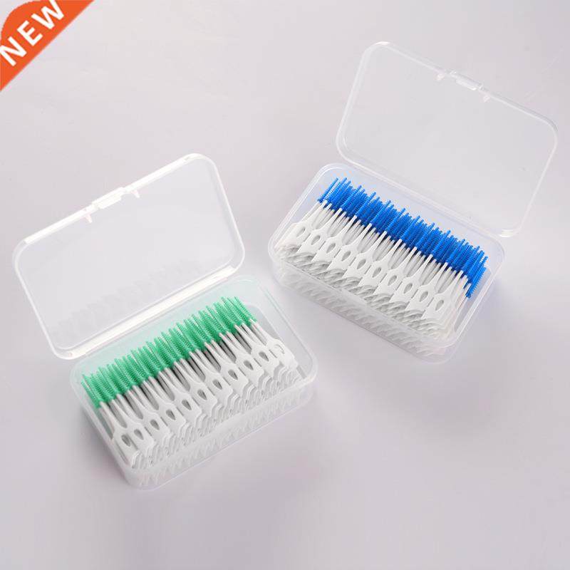 1 Set 150/200pcs Double Floss Head Hygiene Dental Silicone I