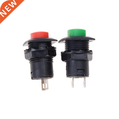 1 x Momentary Non Latching Red / Green Round Cap Push Button