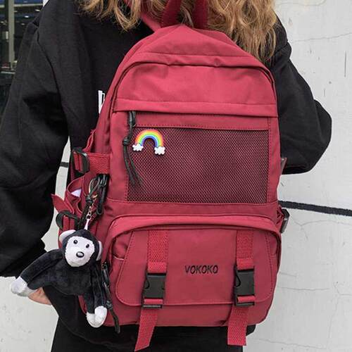 EnoPella Fashion Waterproof Nylon Women Backpack For Girls T