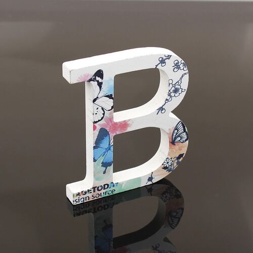 Wooden Letter English Alphabet DIY Personalised Name Design