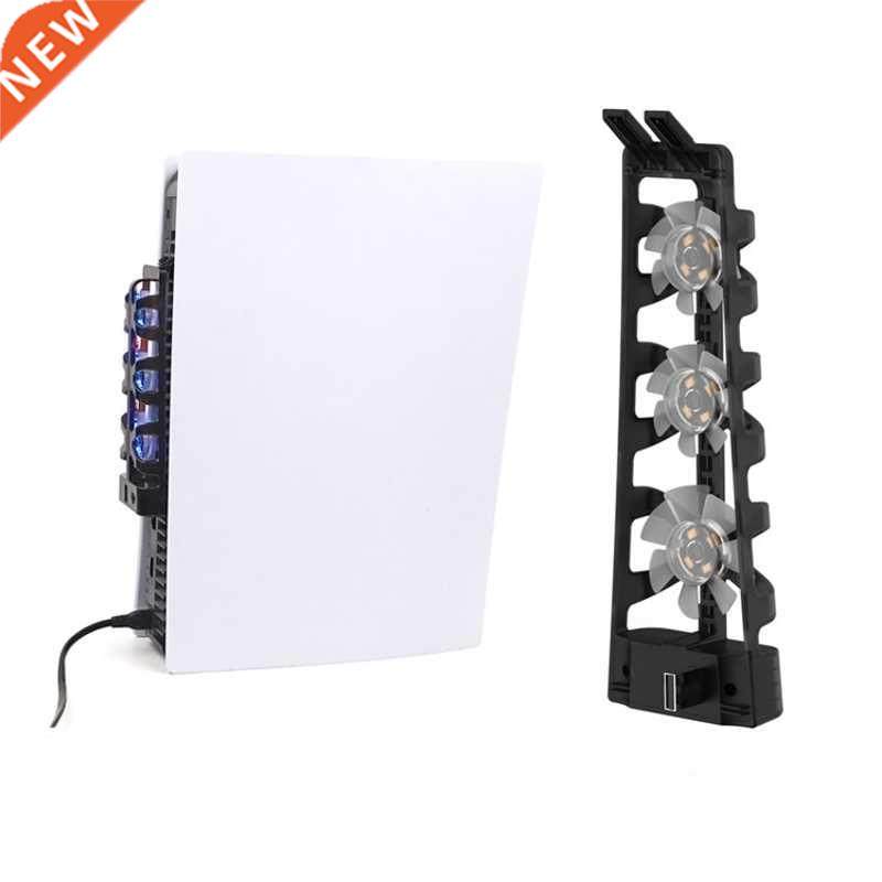 Upgraded Vertical Stand with Cooling Fans Compatible with PS