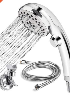 Shower Head wth 1.5 M Hose 5 Jet Types Hand Shower Water-Sa
