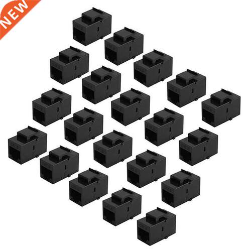 100Pcs RJ45 Connector Keystone Jack Cat6 Extension Coupler E