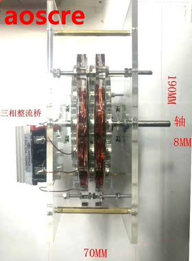 Coreless disk generator Lainated type ulti-layer coreless