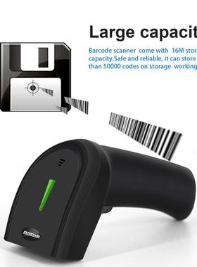 2D Wireless Barcode Scanner,0-100 meters Transfer Distance,