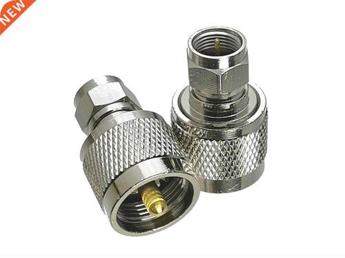 1Pcs UHF SO239 Male Plug to F TV Male Plug RF Adapter Connec
