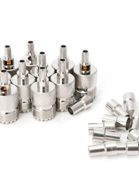10 Sets/pack UHF Female Jack SO239 Crimp RF Connector Coaxia