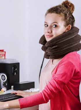 Expandable Pain-Relief Neck Pillow Collar Cervical Traction