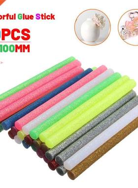10Pcs/Lot Colorful 7x100MM Hot Melt Glue Sticks For Electric