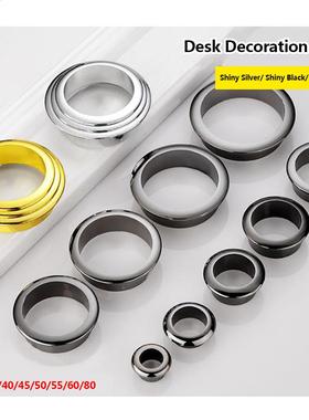 35/ 45/ 50/ 55/ 60/ 80MM Computer Desk Cable Grommets Wire H