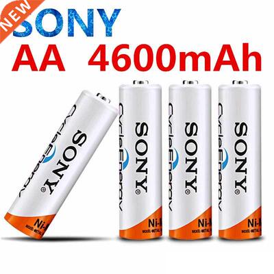 Original 1.2V AA Rechargeable Batteries 4600mAh Ni-MH AA Rec