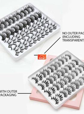10/20 pairs 3D Mink Lashes Natural False Eyelashes Dramatic