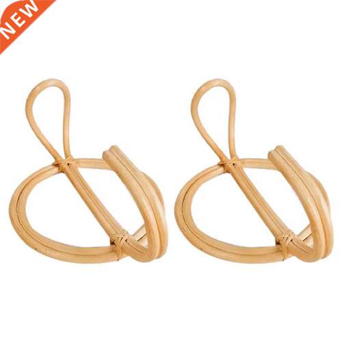 Rattan Wall Hooks,Clothes Hanger Hanging Hat Coat Organizer