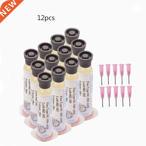 Solder Soldering Paste Flux Grease 10cc with 10pcs Needle NC