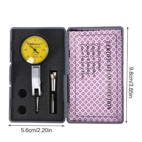 0-0.8mm Precision Level Gauge Scale Metric Dovetail Rails D