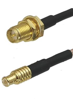1Pcs RG316 RP-SMA Female Plug Bulkhead to MCX Male Plug Conn