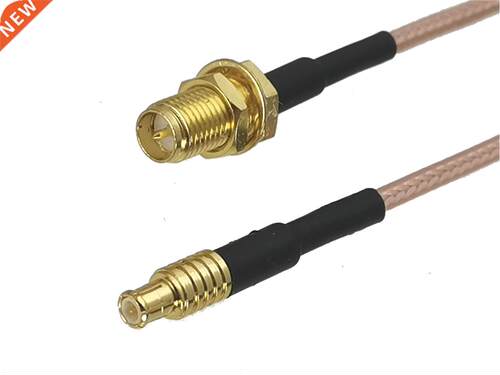 1Pcs RG316 RP-SMA Female Plug Bulkhead to MCX Male Plug Conn