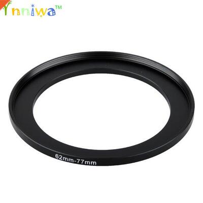 62-77mm Metal Step Up Rings Lens Adapter Filter Set