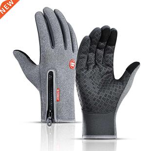 Winter Gloves Mens Touchscreen Waterproof Windproof Skiing C