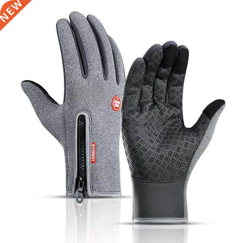 Winter Gloves Mens Touchscreen Waterproof Windproof Skiing C