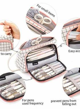 New Super Pencil Case Kawaii Large Capacity Pencilcase Schoo