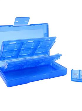 10 pcs a lot 24 in 1 Game Card Storage Box with 2 TF Card Sl