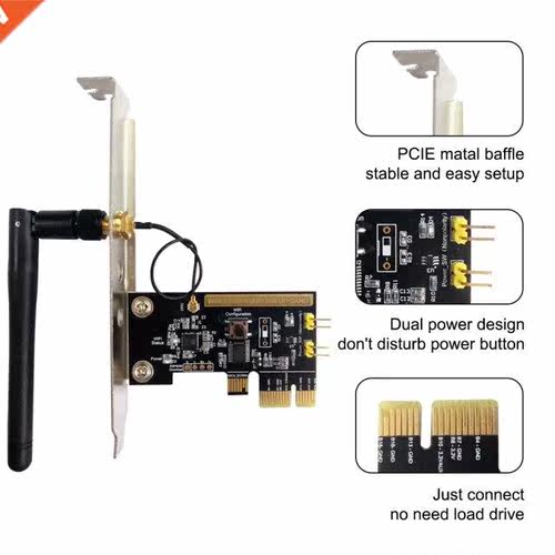 2021 WiFi Wireless Smart Switch Relay Module Mini PCI-E Desk