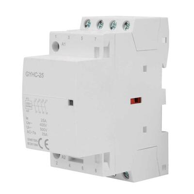 GEYA Automatic 4P 25A 4NO/2NO2NC 220V 50Hz Din Rail Househ