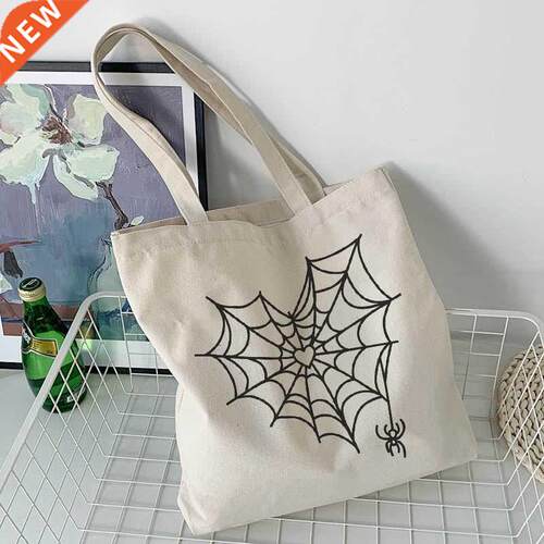 Dark Harajuku canvas bag shoppng bag fun casual cartoon pr